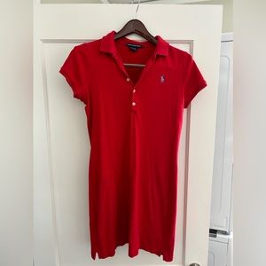 Ralph Lauren Sport cotton red dress